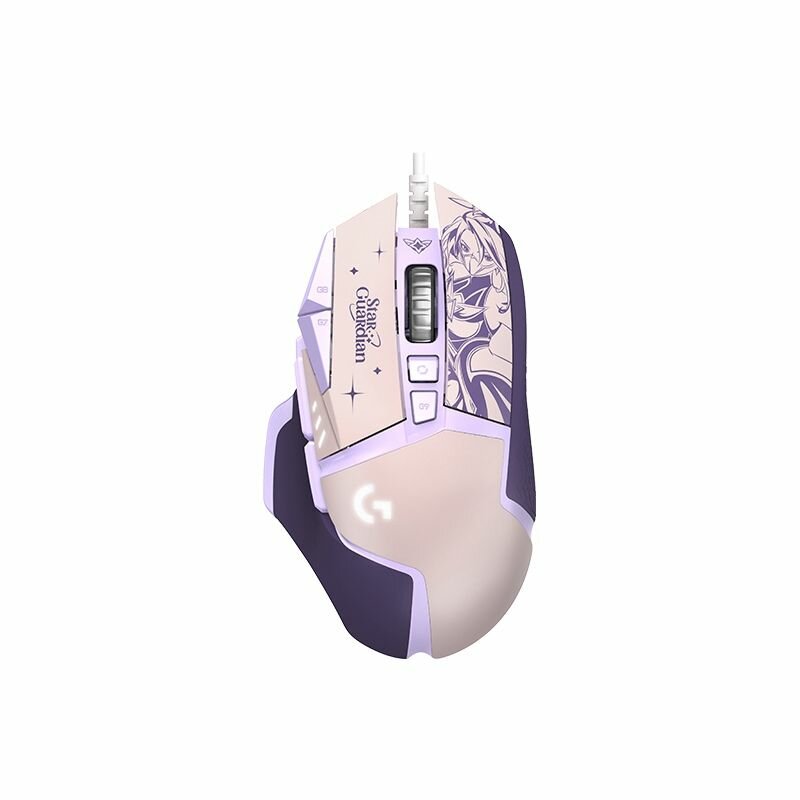 Игровая мышь, Logitech G G502 hero SG, фиолетовый, проводной