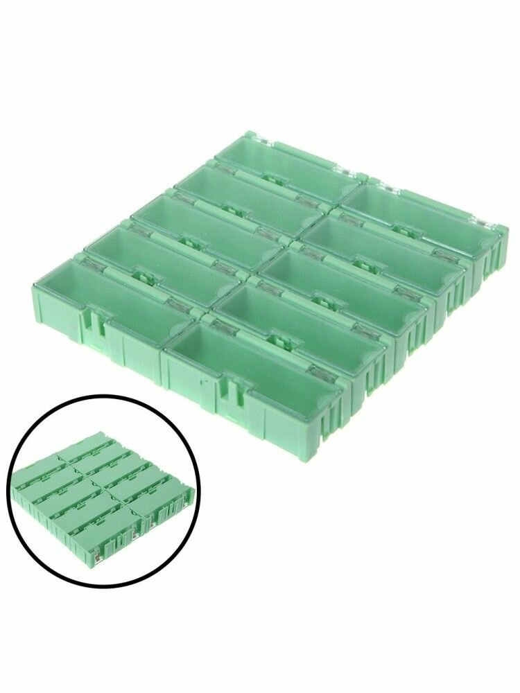 OZ-CUCR-10 шт для SMD SMT электронного ящика для хранения электронных компонентов 75x31.5x21.5 мм