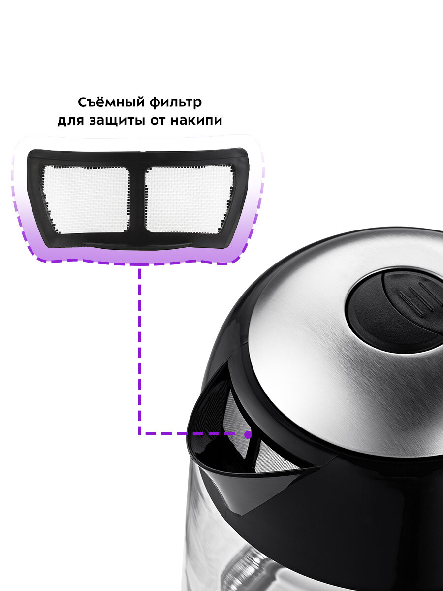 Чайник Kitfort КТ-6125 — фото 1