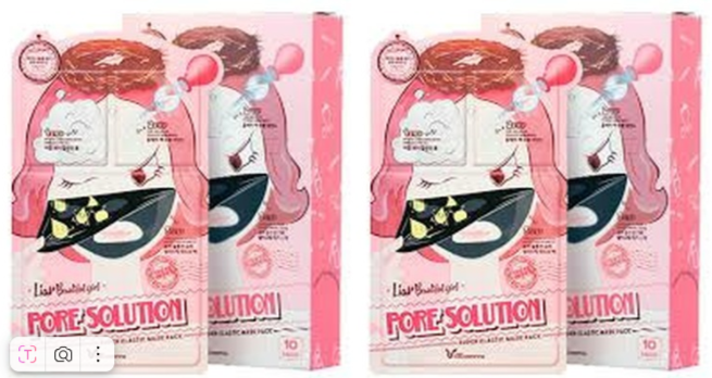 Маска на тканевой основе 3-step Pore Solution Super Elastic Mask Pack, 2 уп