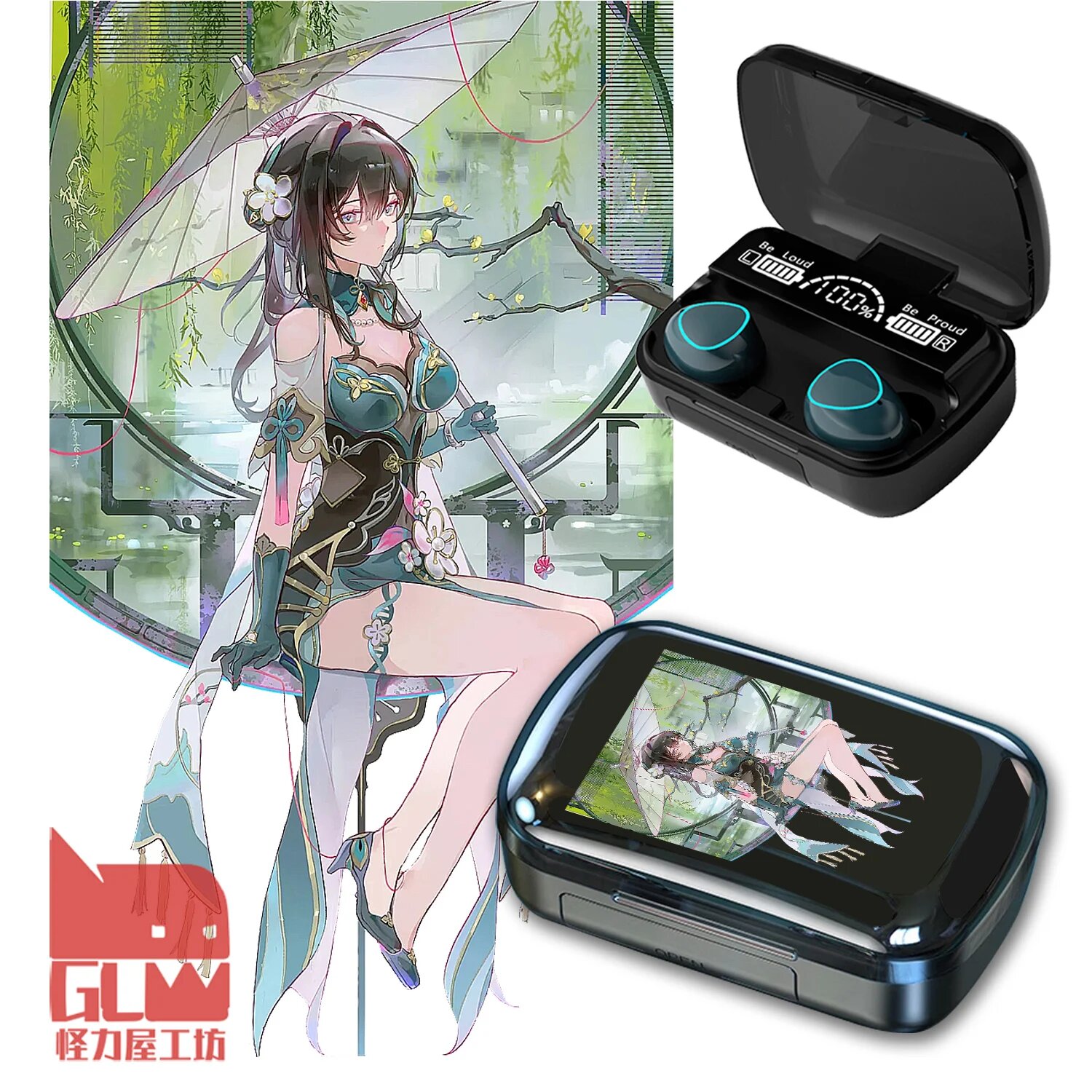 Bluetooth-наушники с рисунком аниме Honkai: Star Rail Руан Мэй, наушники для косплея Для Android, беспроводные наушники 5.0, Style7, Один размер, Bluetooth earphone, Унисекс