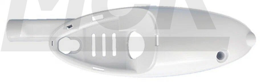 Корпус светильника для холодильника Indesit, Ariston, Stinol, 257мм, белый, C00509216
