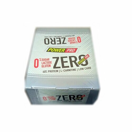POWER PRO протеиновые батончики ZERO мультибелковый без сахара (50 г) (20 шт)