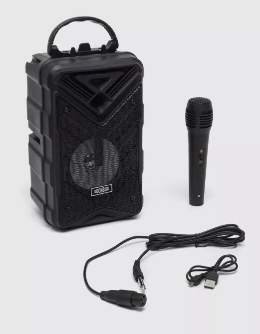 Колонка беспроводная SOONBOX s7 с проводным микрофоном USB/ Micro SD Bluetooth 5W