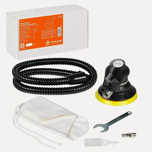 Изображение товара Airline машинка шлифовальная пневм. эксцентриковая 125мм, ампл. колеб 5мм, 10000об/мин atbr001