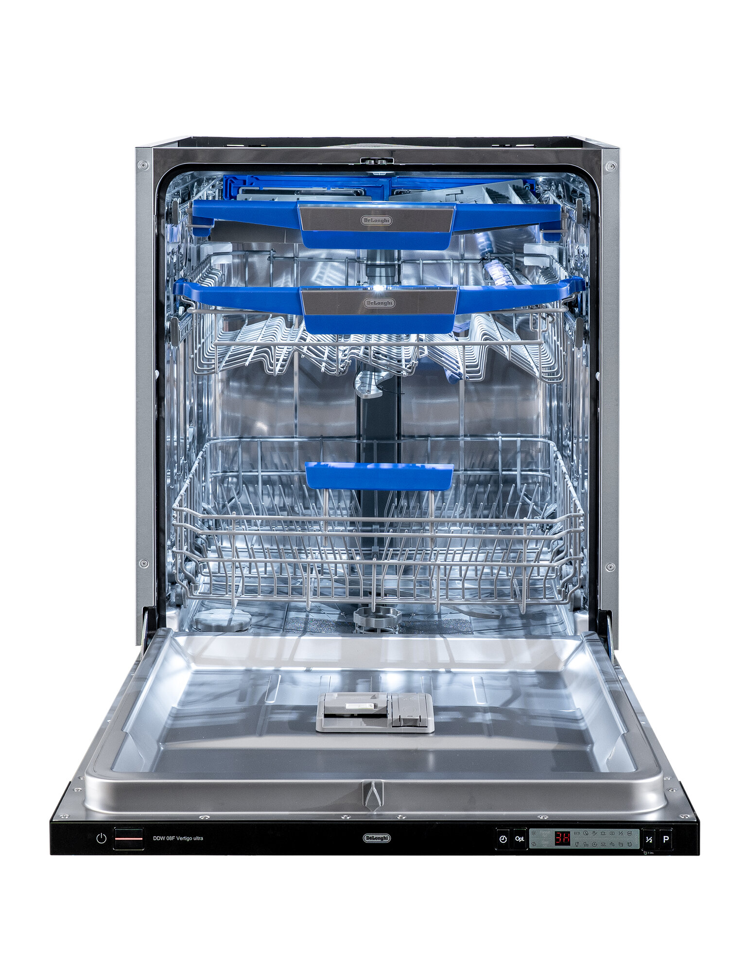 Встраиваемая посудомоечная машина 60 см De'Longhi DDW 08F Vertigo ultra (2025 г.), Инвертор, Луч-таймер, Автооткрывание — фото 1