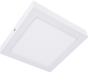 Светодиодные LED панели Ecola светильник накладной светодиодный даунлайт 18W 6500K 6K квадрат 220x220x32 мат. DSSD18ELC