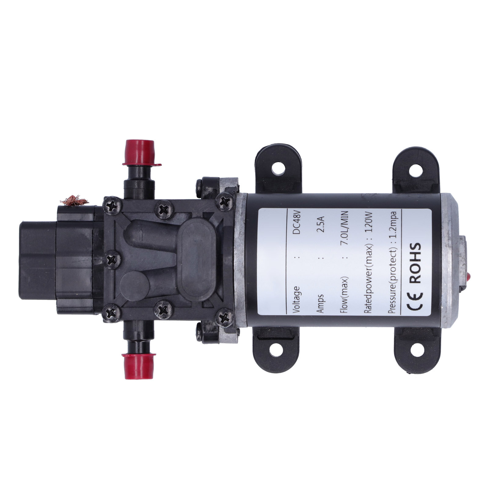 DC48V 120W Умный диафрагменный насос с высокой производительностью 7.0 л/мин для автоматического распыления высокого давления