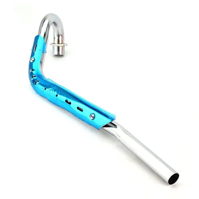 28 мм модифицированный глушитель выхлопной трубы мотоцикла для Kawasaki мотокросс велосипед для грязи KLX110 питбайк 70cc 110cc 125cc 150cc long