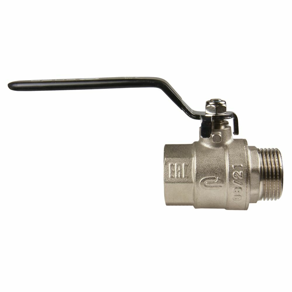 Кран шаровый 1", для воды, Ручка-рычаг, резьба Наружная; Внутренняя, — фото 1