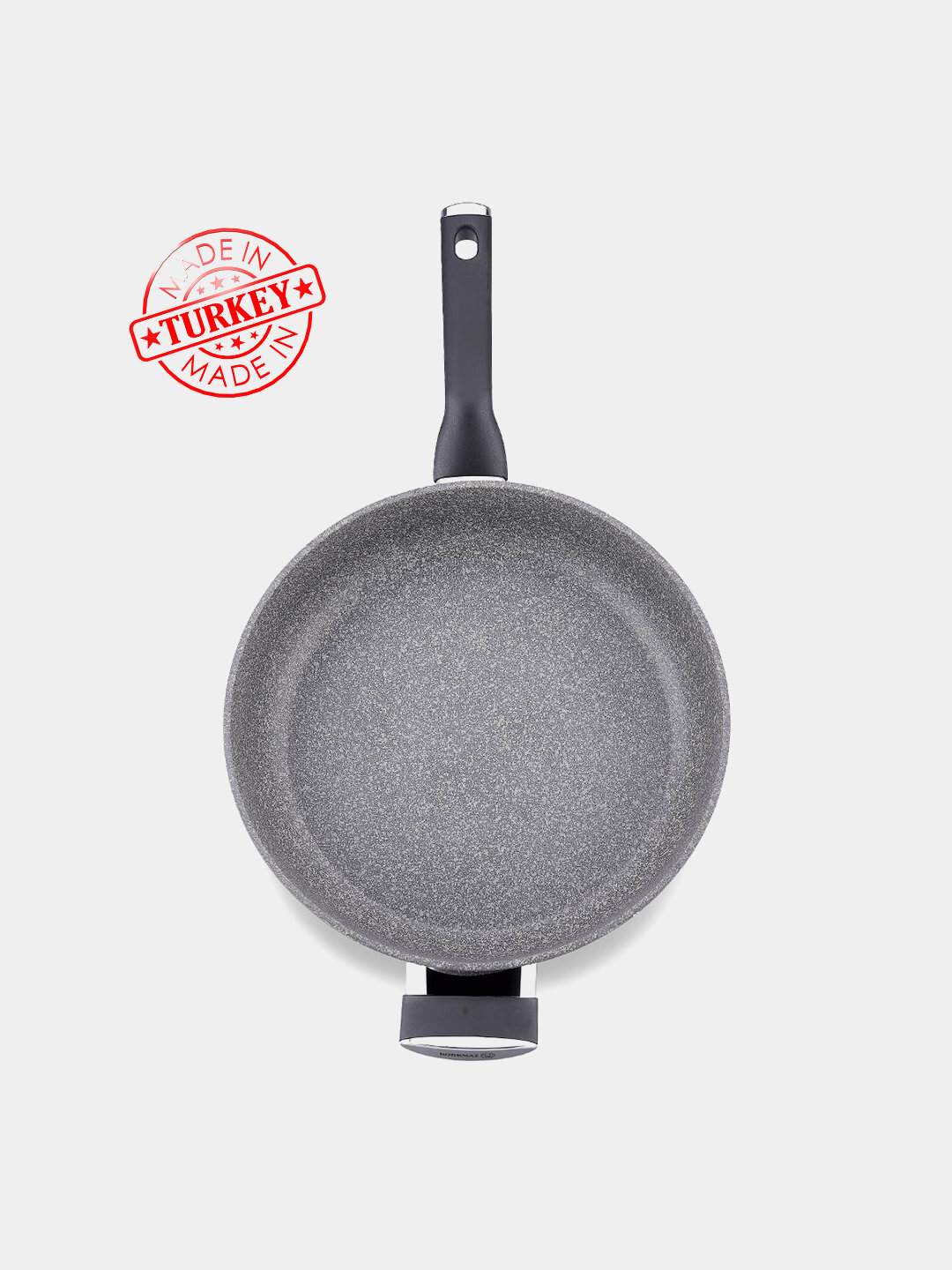 Сковорода KORKMAZ PALMA, алюминий, универсальная, антипригарное покрытие, диаметр 30 см — фото 1