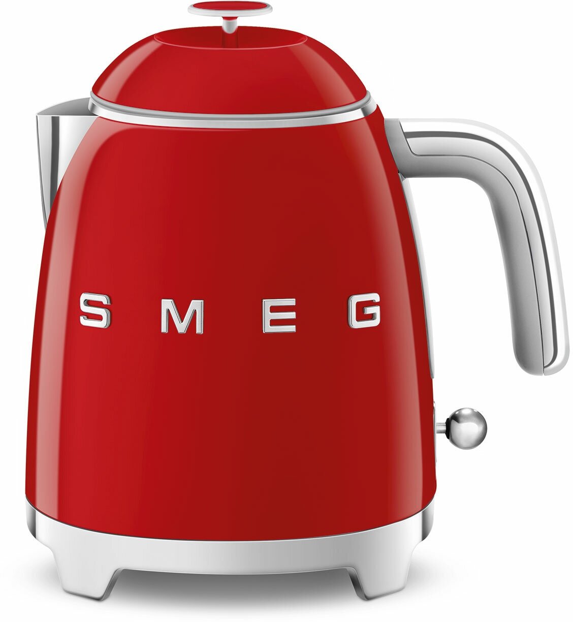 Чайник Smeg KLF05RDEU, нержавеющая сталь, красный, 0,8L, ретро