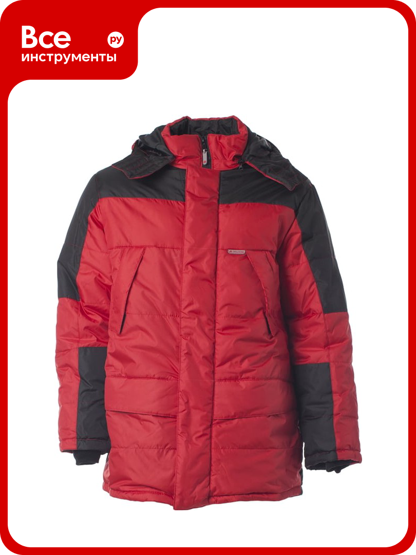 Куртка спрут сити красный с черной отделкой размер 48-50/96-100 рост 170-176 116281
