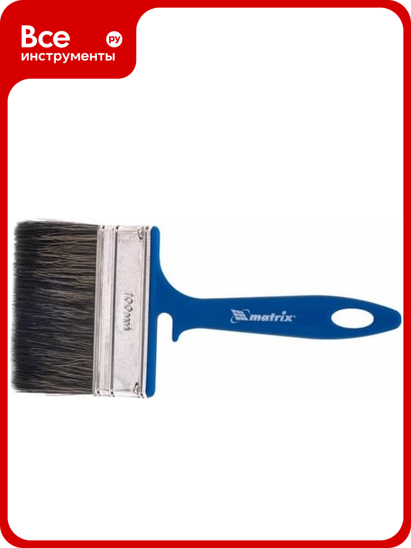 Кисть флейцевая водные краски Color Line 100x12 мм MATRIX 83348