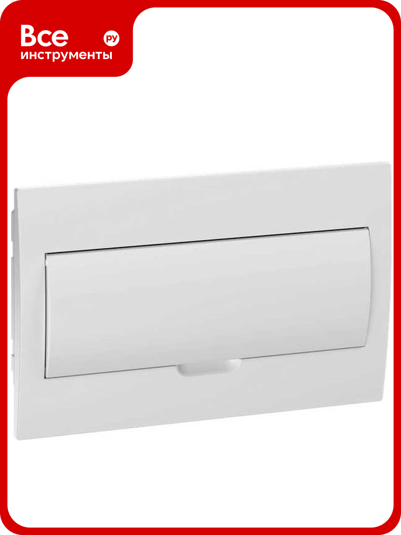 Корпус пластиковый GENERICA ЩРВ-П-18 бел. дверь IP41 MKP13-V-18-41-K01-G