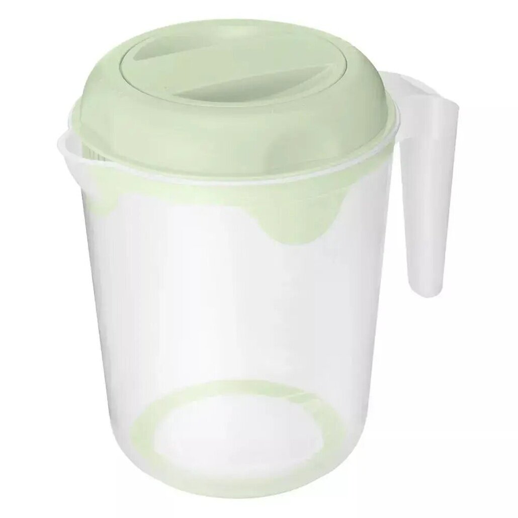 Кувшин для блендера 2л светло-зеленый пластиковый с крышкой
