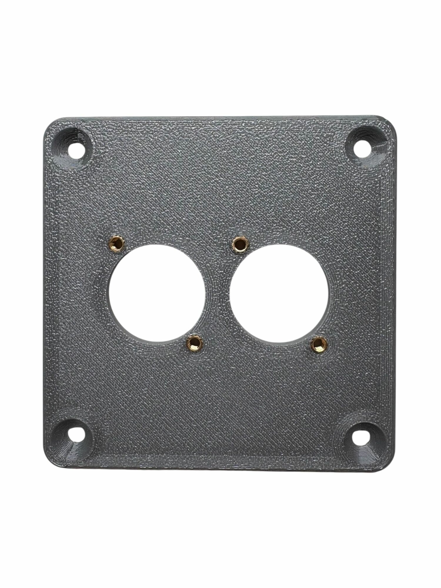 Настенная панель для 2 разъемов типа XLR, RJ45, Speacon, Powercon