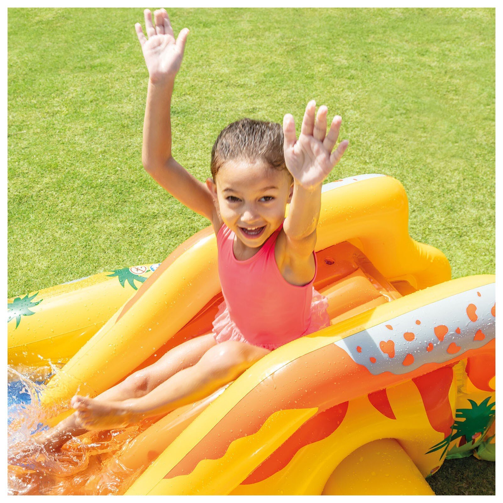 Игровой центр надувной "Динозавр", 249х191х109см, 57444NP Intex - фото №10