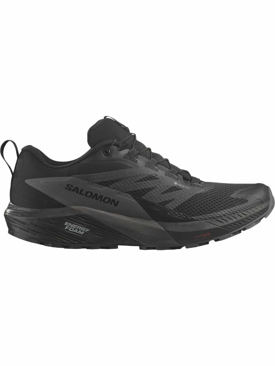 Кроссовки Salomon Sense Ride 5 Gtx, полнота F, размер 7 UK, черный