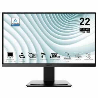 21,5" Монитор MSI Pro MP223 (9S6-3PB9CH-014) черный