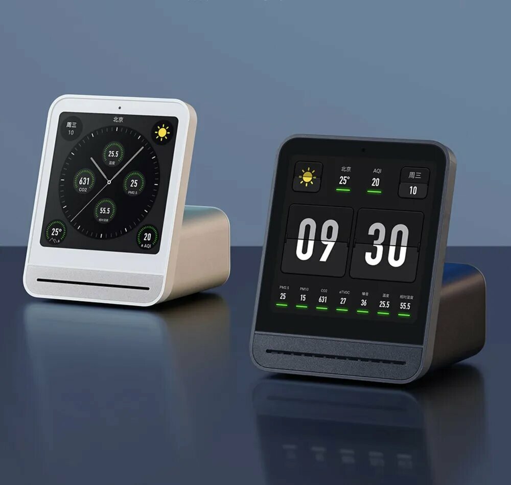 Изображение Анализатор качества воздуха Xiaomi Qingping Air Monitor 2 (MiHome APP), черный