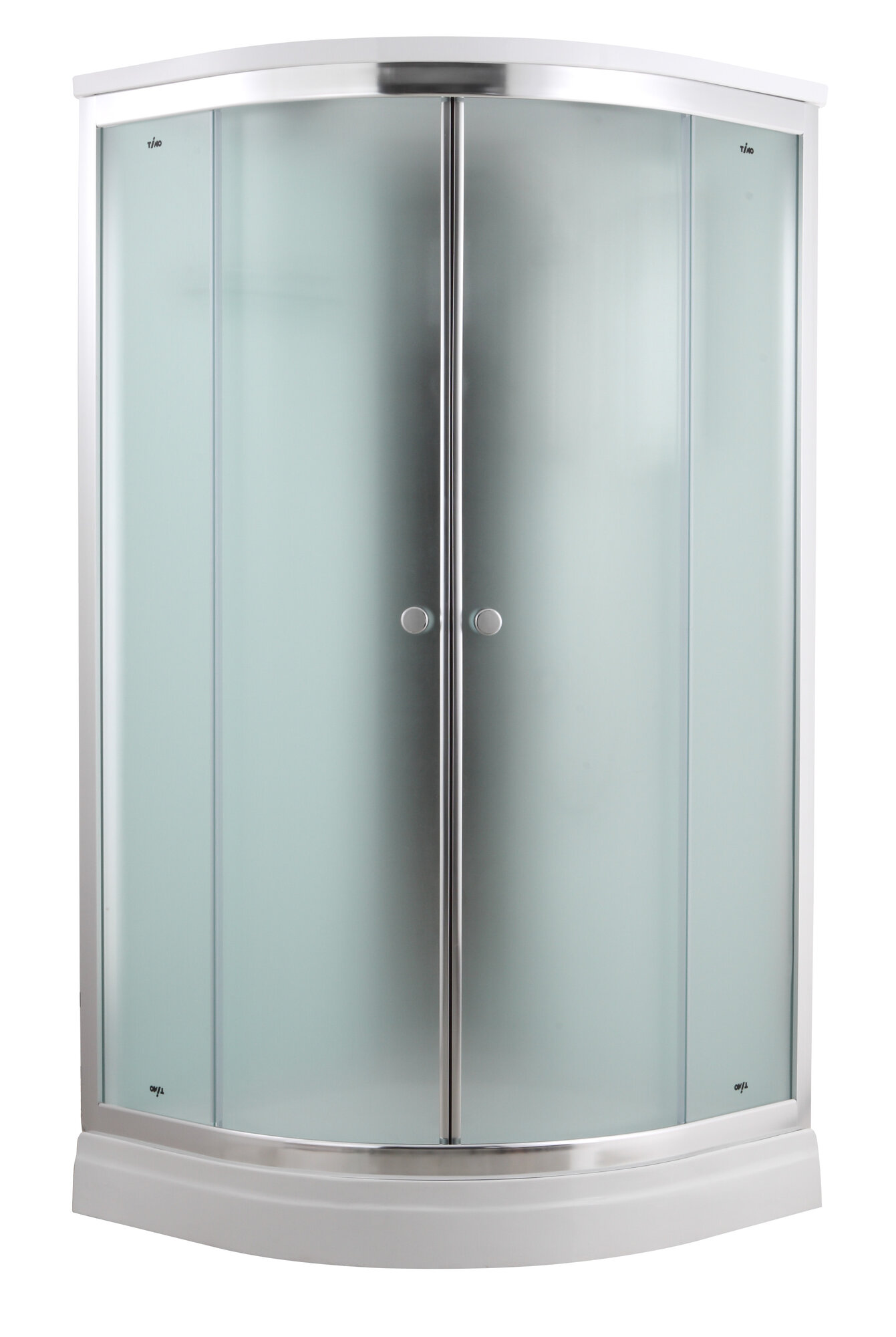 Душевая кабина Timo Comfort T-8801F Fabric Glass 100x100 стекло матовое, профиль хром