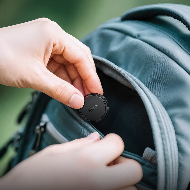 Беспроводная метка AirTag GPS-трекер для Android, брелок, черный, Hoco Busca E96A