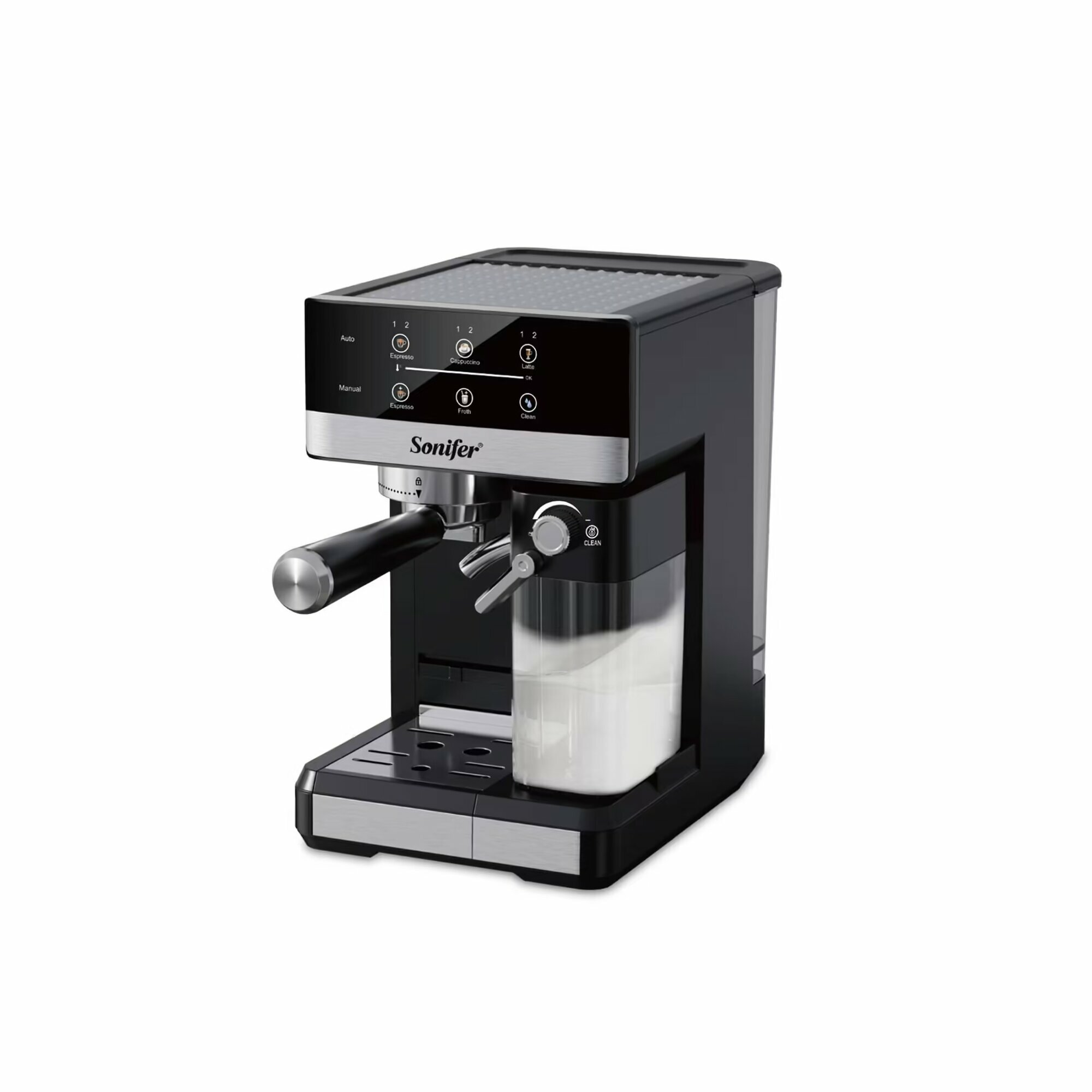 Кофеварка Sonifer SF-3575, автоматический капучинатор, давление 20 Бар, 1350Вт