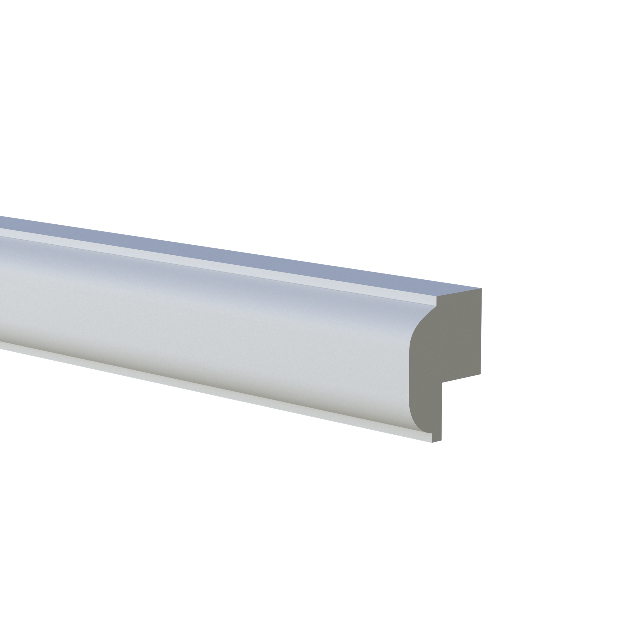 Молдинг для стеновых панелей надставка финишный Evrowood арт. mp02 (30 x 16 x 2000 мм.)