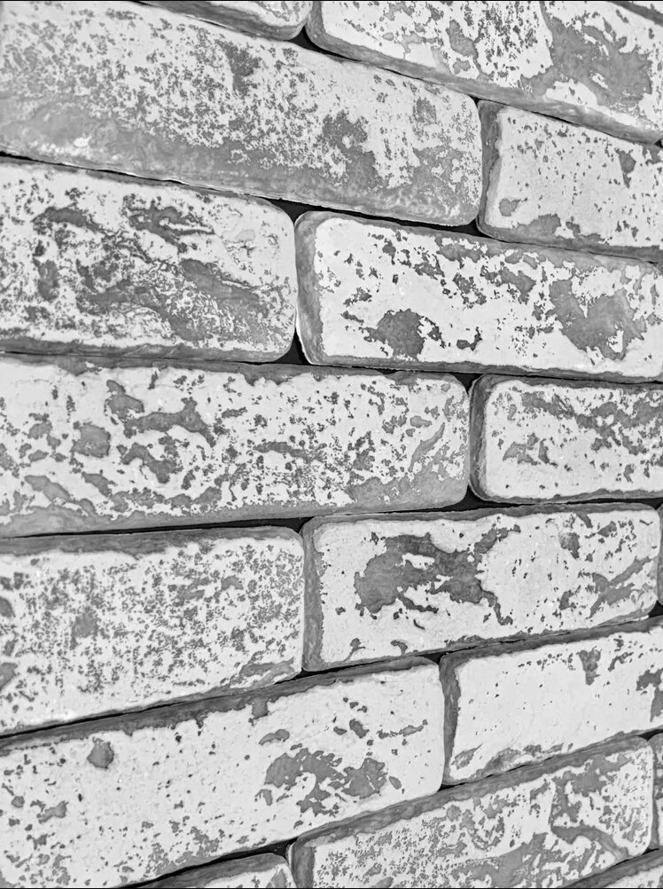 Декоративный камень "КоновалоFF", искусственный, для стен, серый, 18,5х4,5 см, 60 шт.