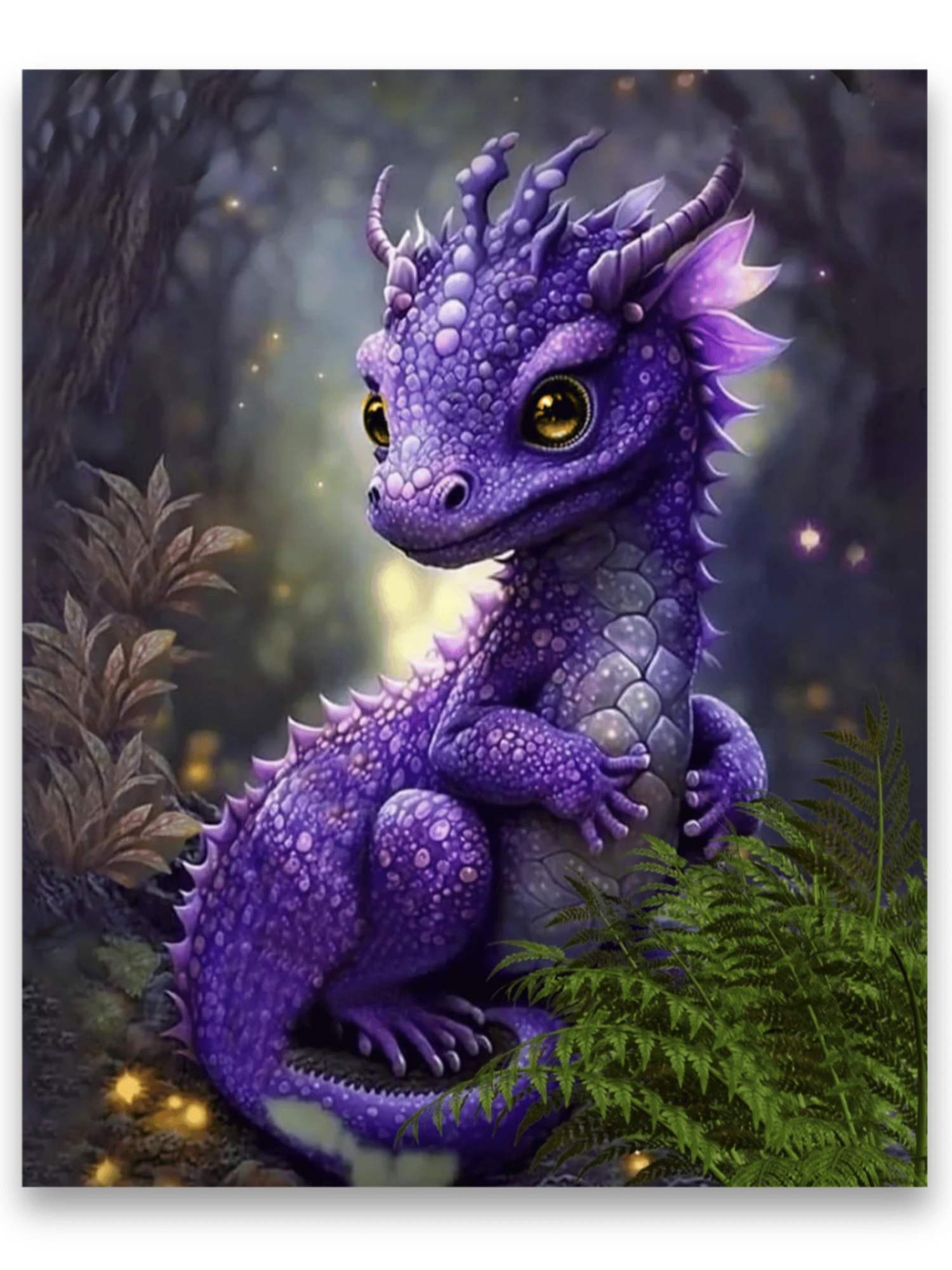 Алмазная мозаика на подрамнике 40х50/Квадратные стразы