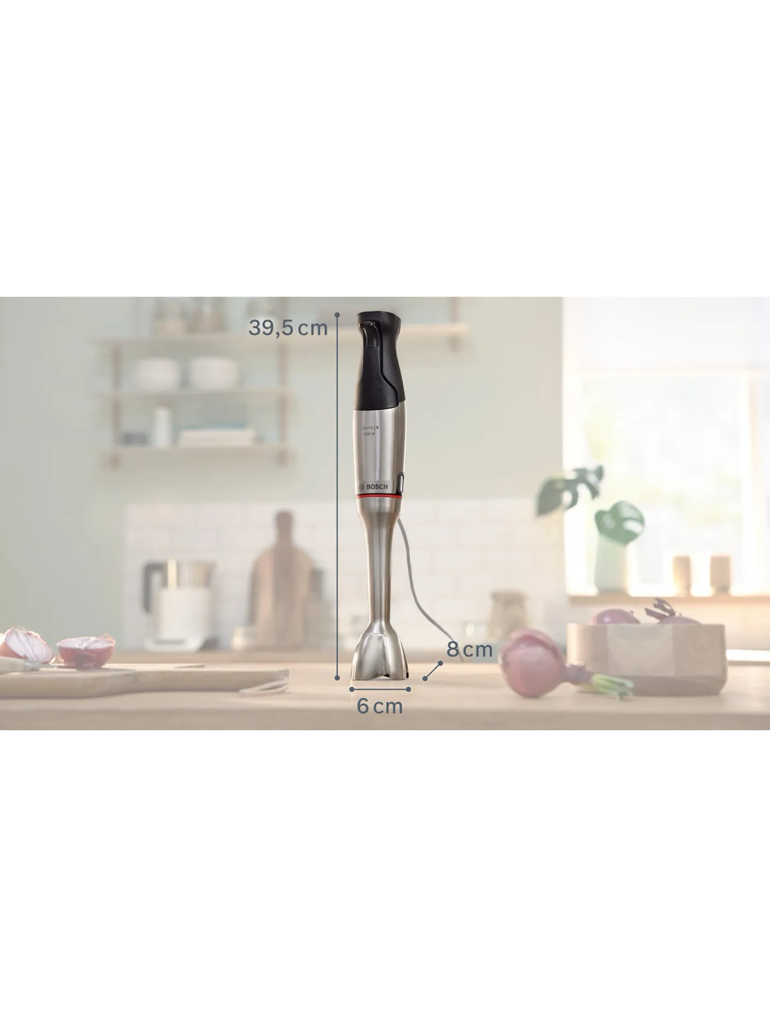 Серия 6 Погружной блендер Bosch MSM6M8X1 ErgoMaster 1200 W Нержавеющая сталь