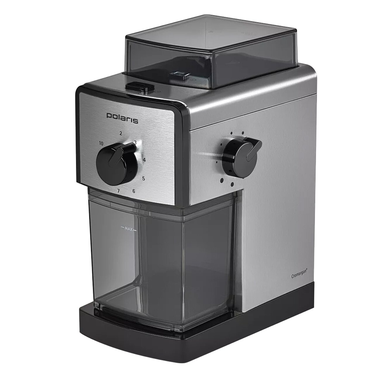 Кофемолка Polaris PCG 1620 Stone, 1 год, есть, 28 см, 17 см, Механическое