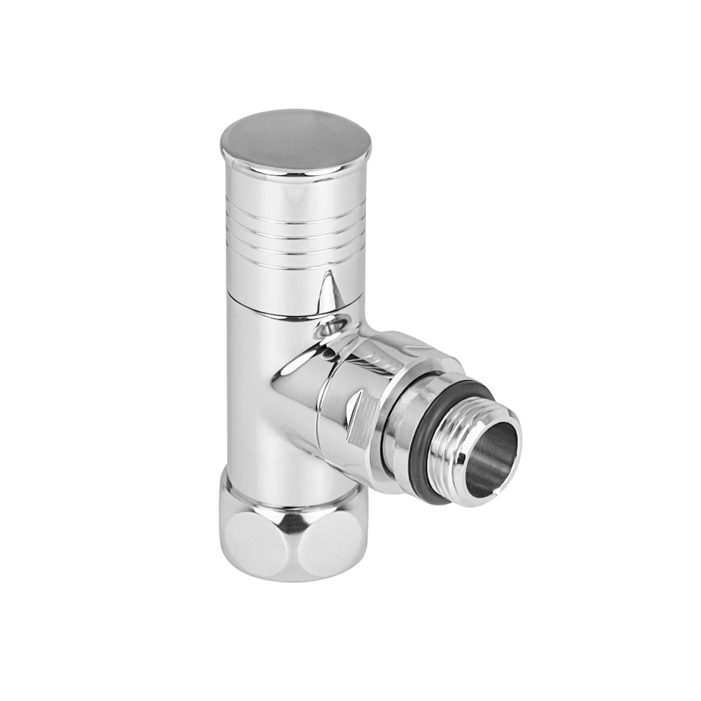 Valfex вентиль запорн. угл. с накидной гайкой 3/4"НГ х 1/2"НР круглый для полотенцесушителя