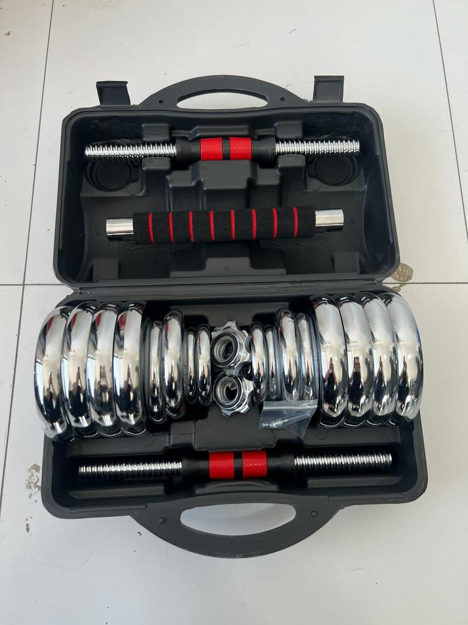 Гантел набор в кейсе 30 кг — фото 1