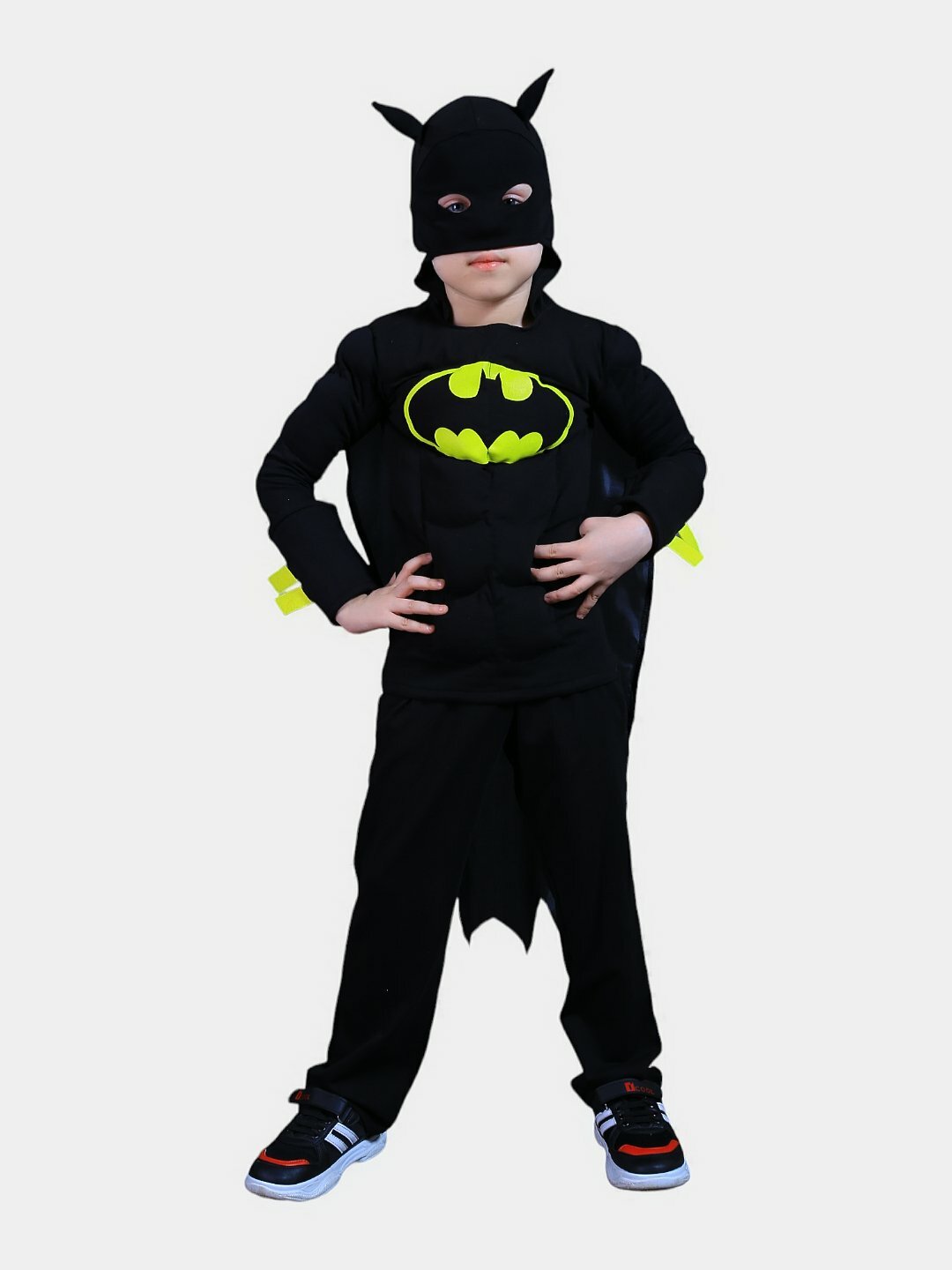 Костюм карнавальный UMNO BRAND Бэтмен, для мальчиков, черный — фото 1