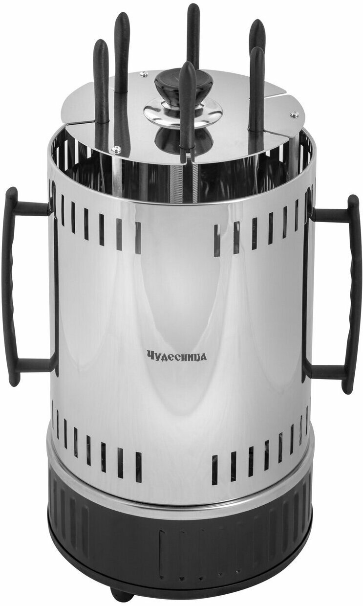 Электрошашлычница Чудесница ЭШ-1006, цвет: серебристый — фото 1