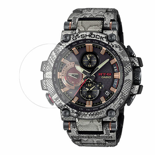 Скрин Мобайл защитный экран для часов Casio MTG-B1000WLP-1A из гидрогелевая плёнка прозрачная