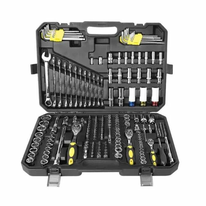 Набор автомобильных инструментов марки M-SERVICE из 222 предмета , пласт. Кейс — фото 1