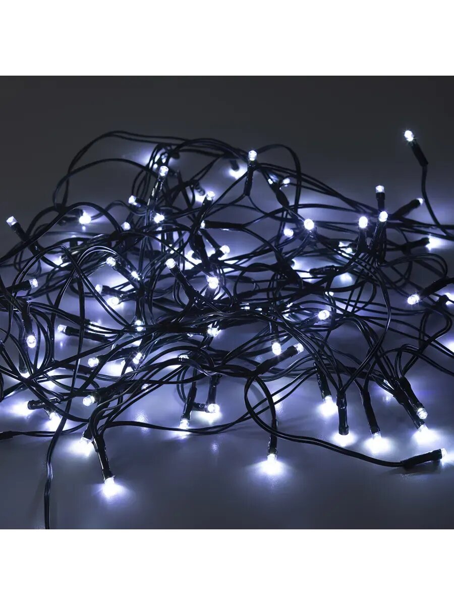 Гирлянда светодиодная бахрома на солнечных батареях