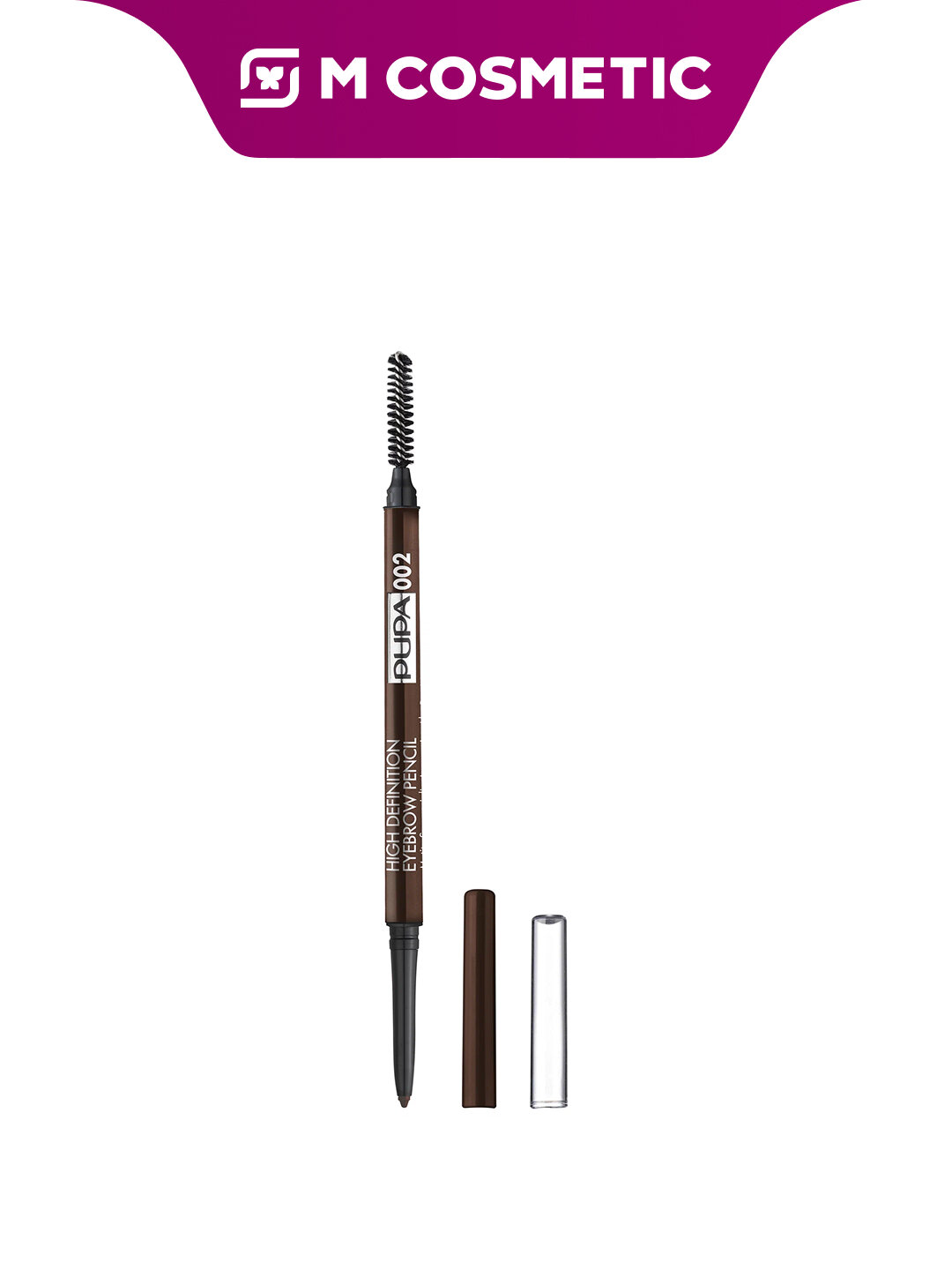 Карандаш для бровей Pupa High Definition, 002 коричневый, устойчивый к влаге
