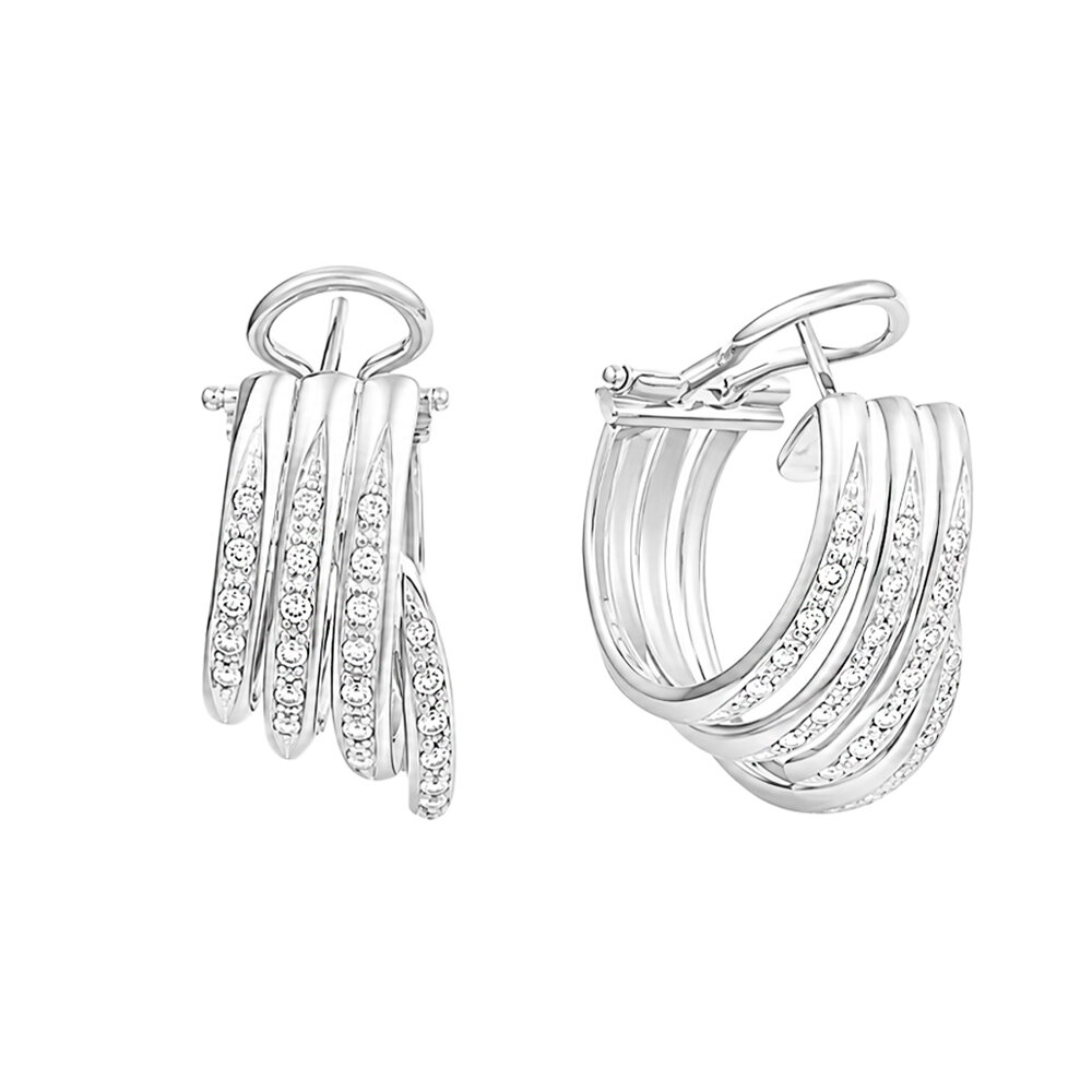 серьги из золота, с бриллиантами