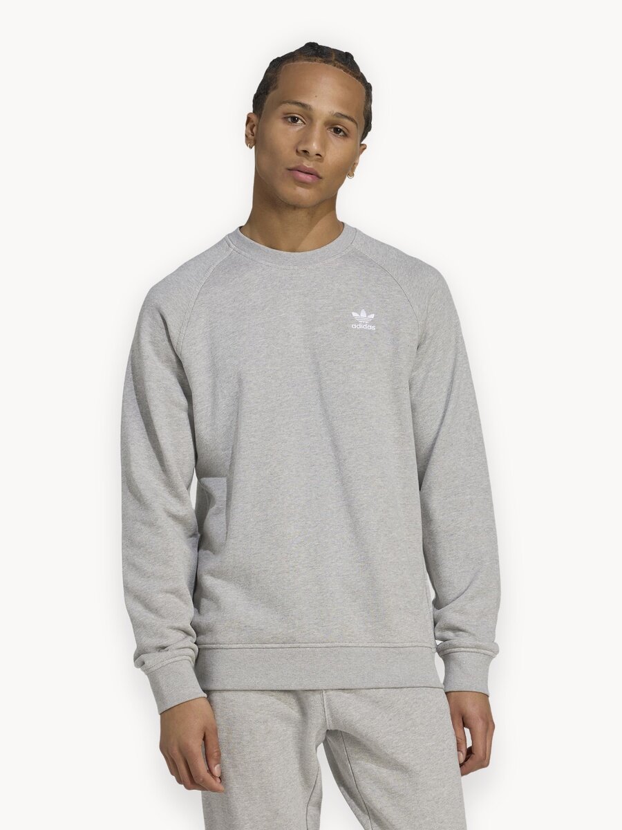 Толстовка adidas Originals ESS CREW FT, размер S INT, , серый
