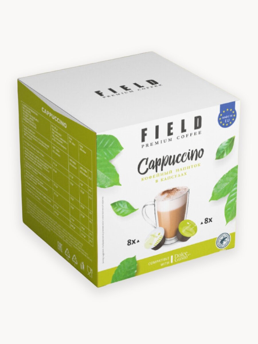 Кофе в капсулах Field Dolce Gusto Cappuccino Капучино набор 48шт