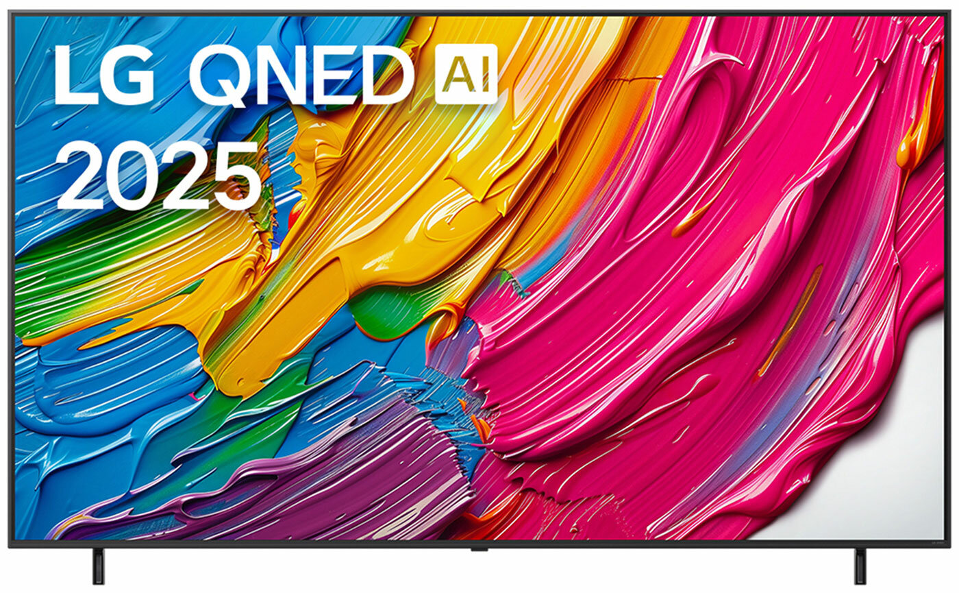 Телевизор LG 86QNED80A6A. ARUG, 86 дюймов, 4K Ultra HD, смарт ТВ, WebOS 25, черный