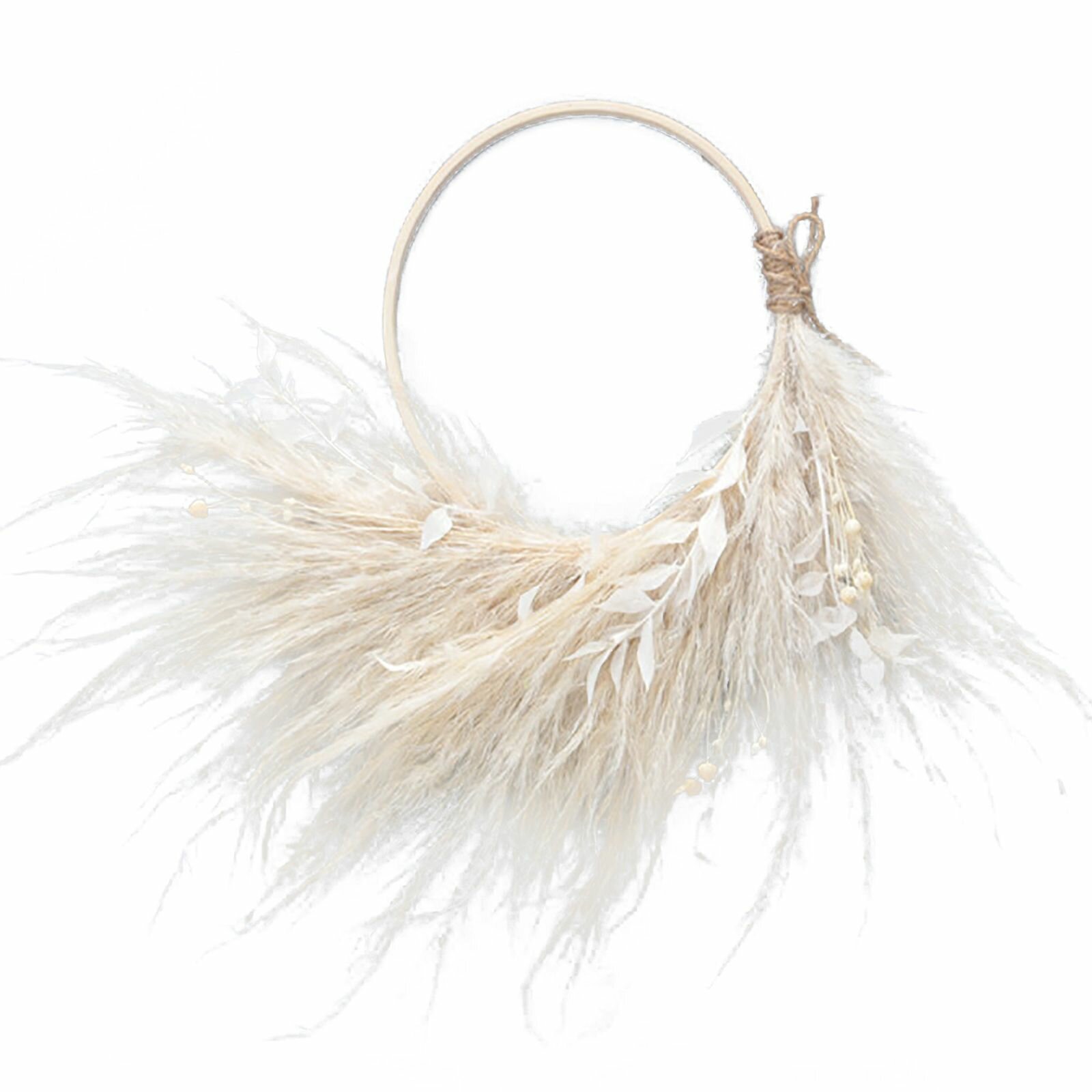 Гирлянда из сухих цветов в стиле настоящих цветов 6 внутренних колец длиной 15 см внешнее кольцо длиной 20 см добавьте в коробку 2 юаня