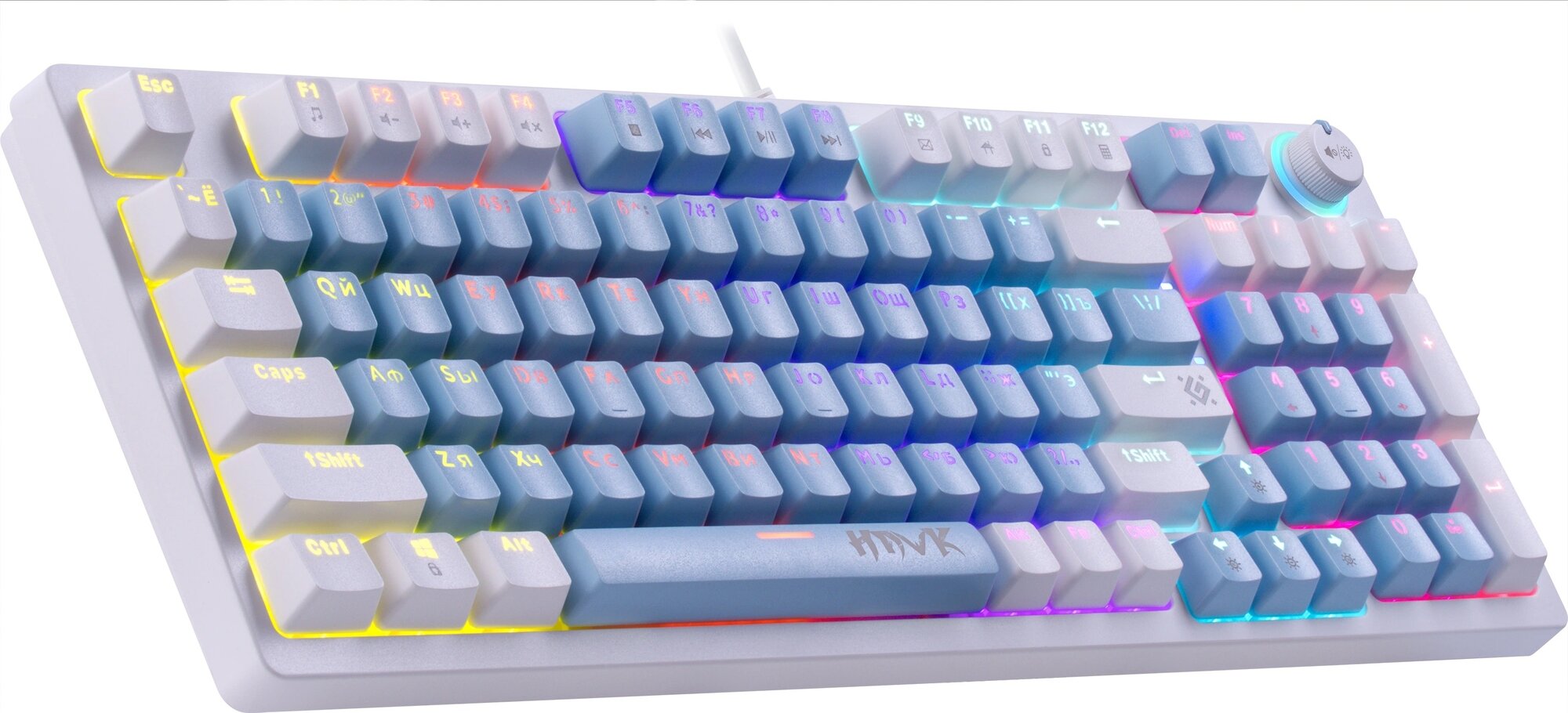 Клавиатура DEFENDER MECHANICAL HAWK GK-418 RU RGB 45422 — фото 1