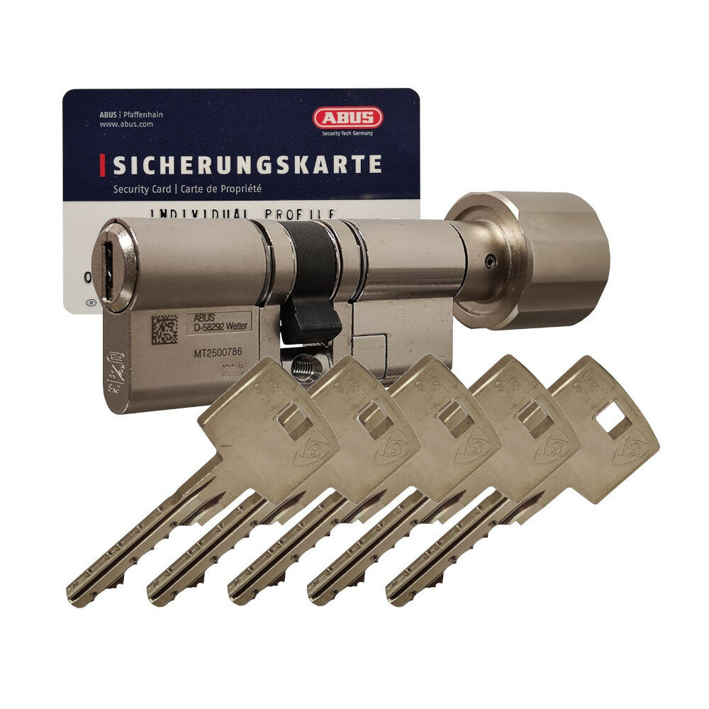 Abus Цилиндровый механизм ABUS Magtec 2500. ME (70)35/35 ключ/вертушка никель