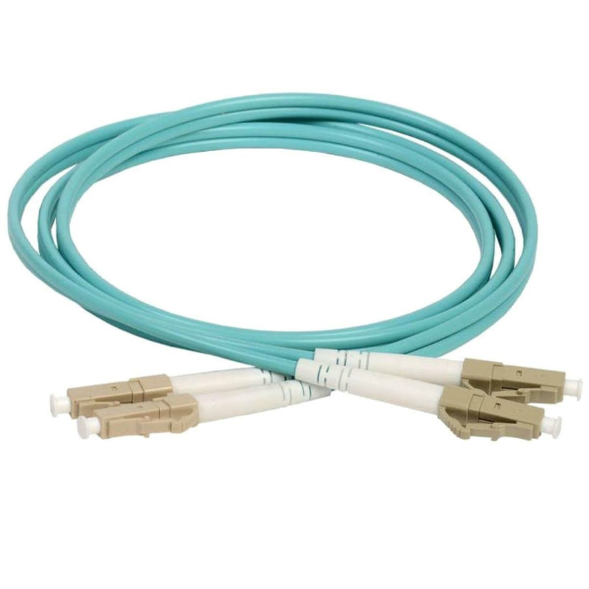 Патч-корд оптический дуплексный LC/UPC-LC/UPC MM 50/125мкм OM3 многомодовый (duplex) 3 метра