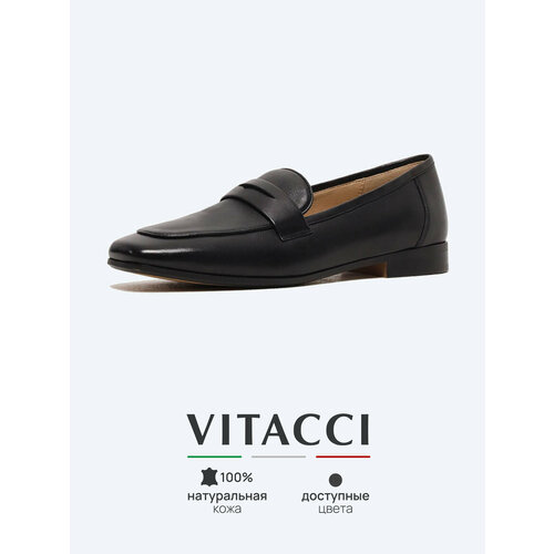 фото Лоферы vitacci, размер 35, черный